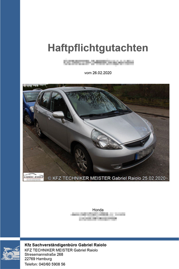 Kfz Gutachten Inhalte